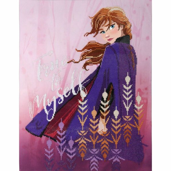 Disney Diamond Painting Kit Dotz Crystal FROZEN - TRUE TO MYSELF 65 X 50CM