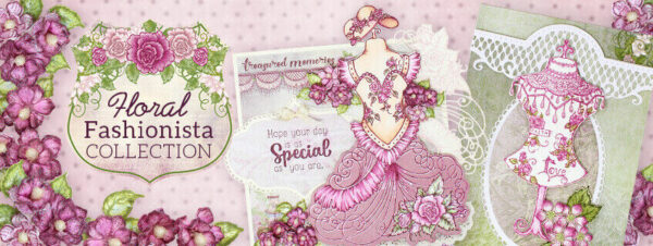 Heartfelt Creations Floral Fashionista Petite Florals Flowers Die & Stamp Combo - Image 3