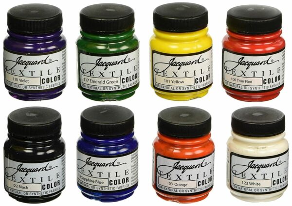 Jacquard Professional Textile Color Paints Natural & Synthetic Fabrics 40 Colors