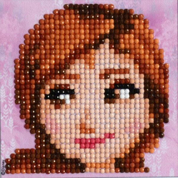 Disney Diamond Painting Kit Dotz Crystal FROZEN - MINI ANNA 10 X 10CM