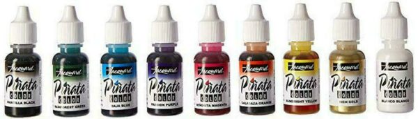 Pinata Inks 14ml Exciter Pack Jacquard Alcohol Glass Plastic Wood Leather Clay