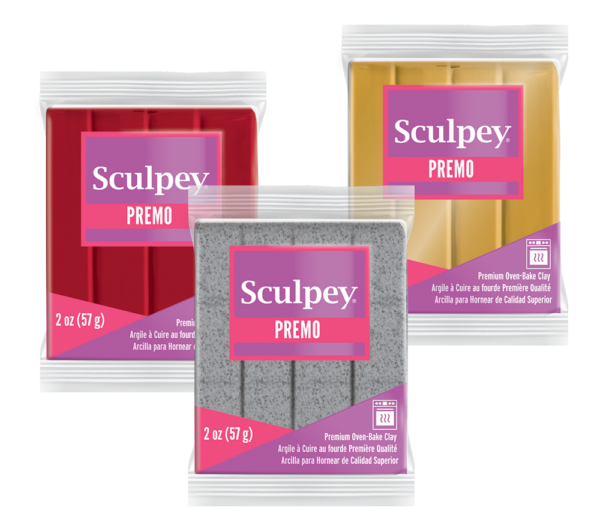 Sculpey Premo Oven Bake Polymer Clay 2oz Blocks 57g Earrings Accents Flexible