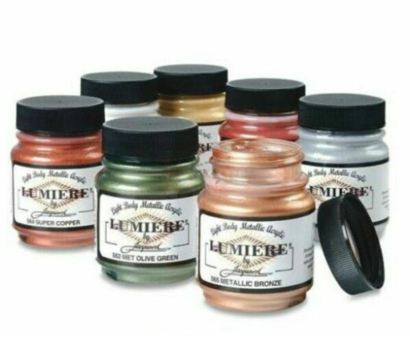 Jacquard Lumiere Acrylics Single 70ml Paint for Wood Wool Paper Fabric Leather