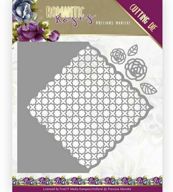 Precious Marieke Dies - Romantic Roses - Rose Fence Square Background Rose