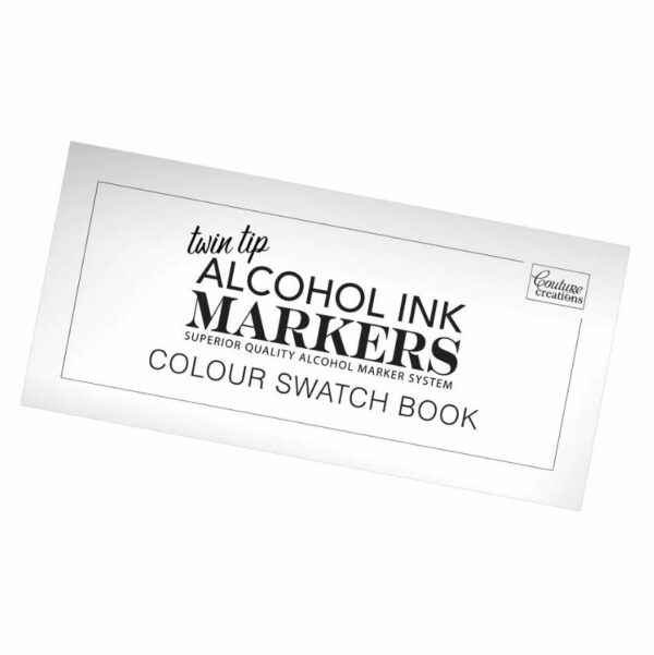 Couture Creations Twin Tip Alcohol Ink Marker - Colour Swatch Book (DL Size)