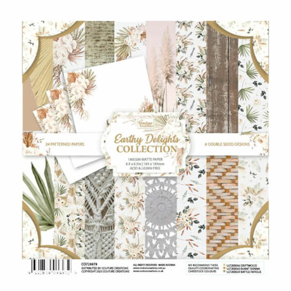 Couture Creations 6.5" Paper Pad Earthy Delights Paper Pad Australian Native