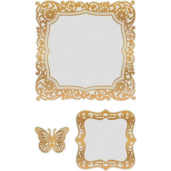 Couture Creations Cut Foil Emboss Modern Essentials Nesting Butterfly Frames