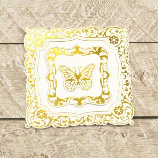 Couture Creations Cut Foil Emboss Modern Essentials Nesting Butterfly Frames - Image 2