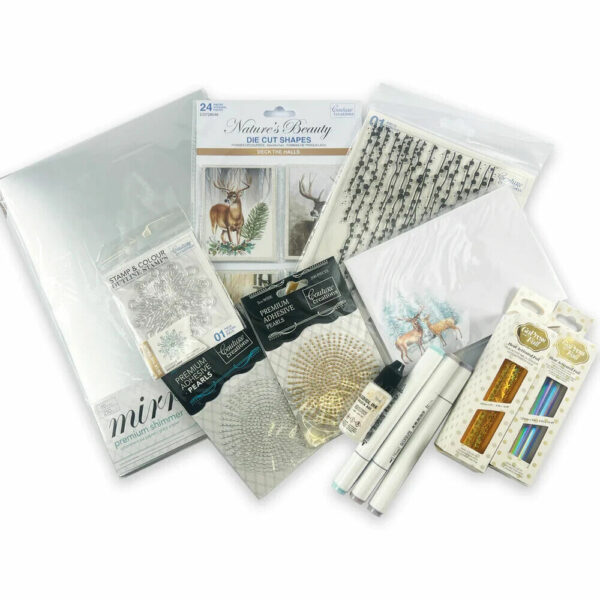 Couture Creations Card Kit Markers Embellishments Foil Christmas Value Bundle 3