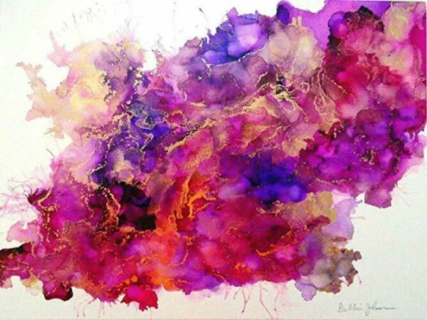 Couture Creations 1x Alcohol Ink - Shell Pink / Lilac - 12ml Purple Resin - Image 5