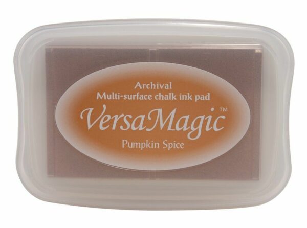 Tsukineko VERSAMAGIC Embossing Versa INK PAD Stamping Chalk 61 pumpkin spice