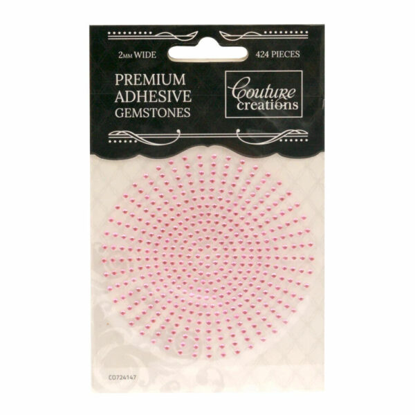 Couture Creations Embellishments Gemstones Pink Lace Pink 2mm 424pc