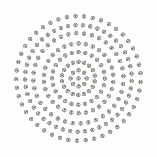 Couture Creations Embellishments Adhesive Pearls - Brushed Silver 3mm - 206pcs