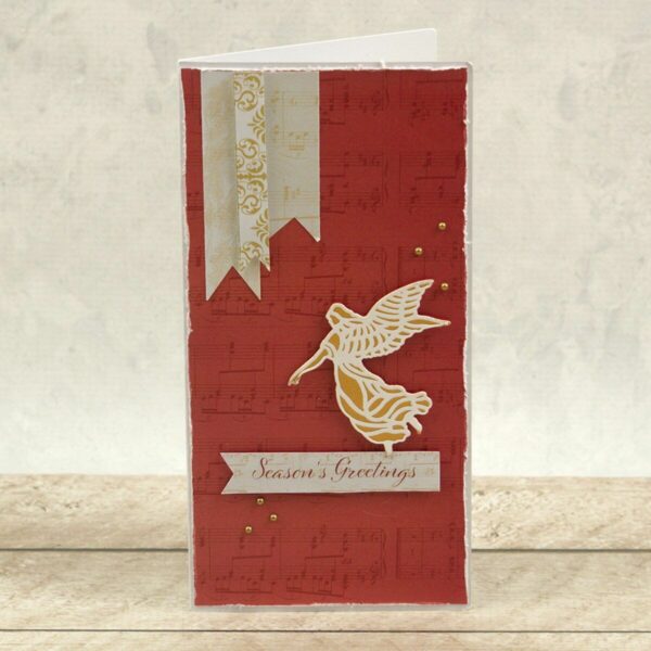 Couture Creations Christmas Cut Foil and Emboss Die Naughty or Nice Angelic 1pc - Image 2