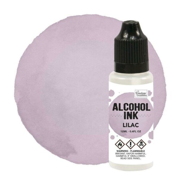 Couture Creations 1x Alcohol Ink - Shell Pink / Lilac - 12ml Purple Resin