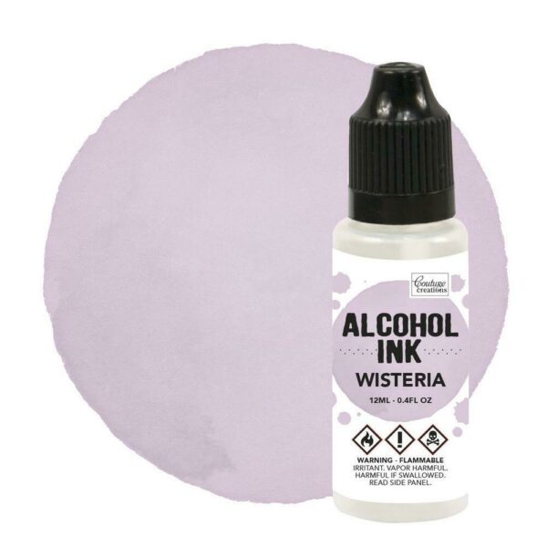 Couture Creations 1x Alcohol Ink - Pink Sherbet / Wisteria - 12ml Resin Clay