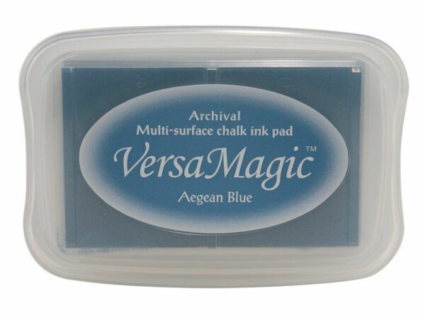 Tsukineko VERSAMAGIC Embossing Versa INK PAD Stamping Chalk 78 aegean blue