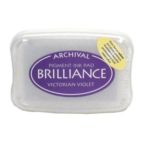 Tsukineko Archival Brilliance Ink Pad - Pigment Victorian Violet Purple