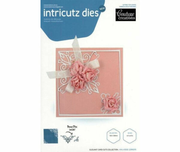 Couture Creations Intricutz DIES Elegant Card Cuts Collection Malvoisie Corners