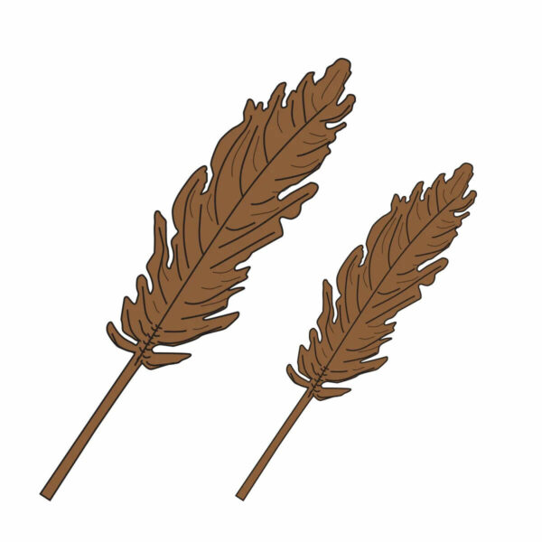 Couture Creations Stamp and Dies - Pampas Grass - Approx. 50 x 50mm - Image 2