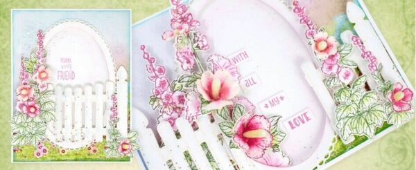 Heartfelt Creations Hollyhock Garden Paper Pad 12" Collection Cardmaking - Image 8