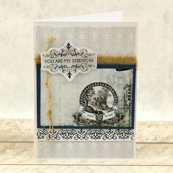 Couture Creations Hot Foil Stamp Gentlemans Emporium Border Collection Set 1pcs - Image 3