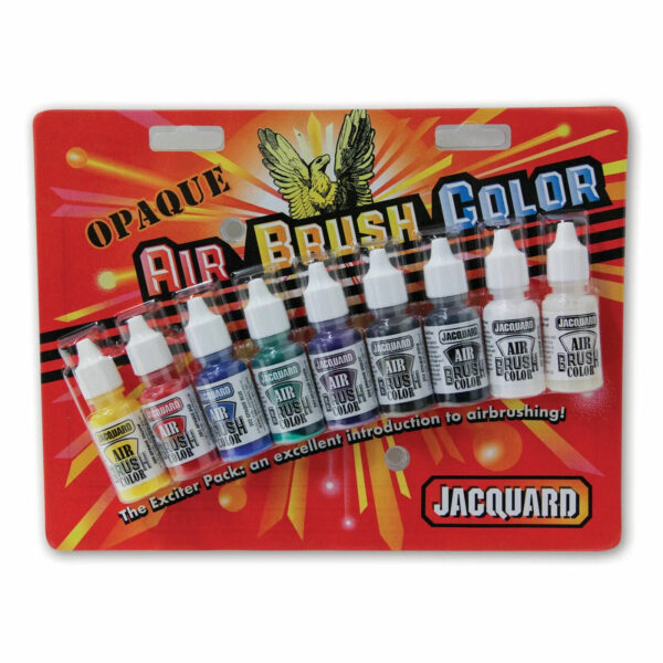 Jacquard Airbrush Exciter Packs Air Brush Colouring Spray Paint Model - Opaque