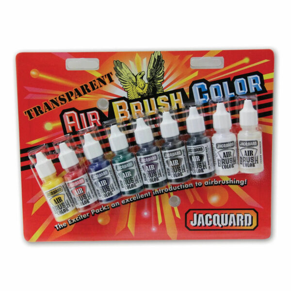 Jacquard Airbrush Exciter Packs Air Brush Colouring Spray Paint - Transparent