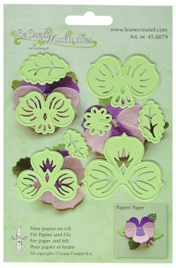 Leane Creatief Lea'bilities Die Multi Flower 003 Shapes Shaping Molding Pansy